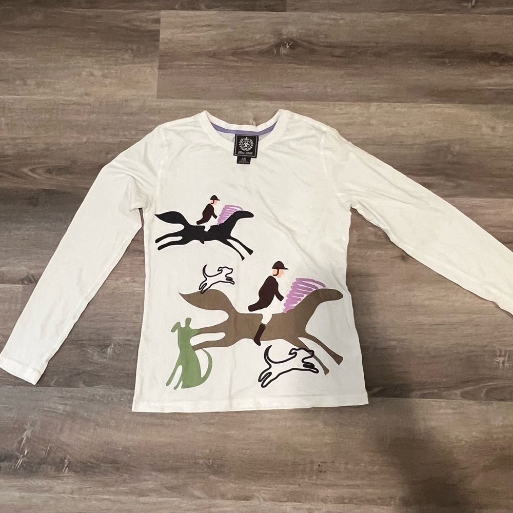 Girls Equestrian Tee - Size 12